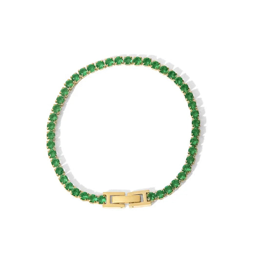 Emerald Dainty Bracelet