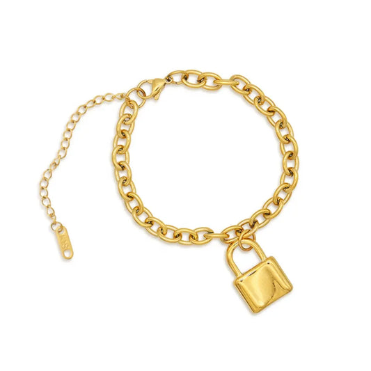 Lock Charm Bracelet