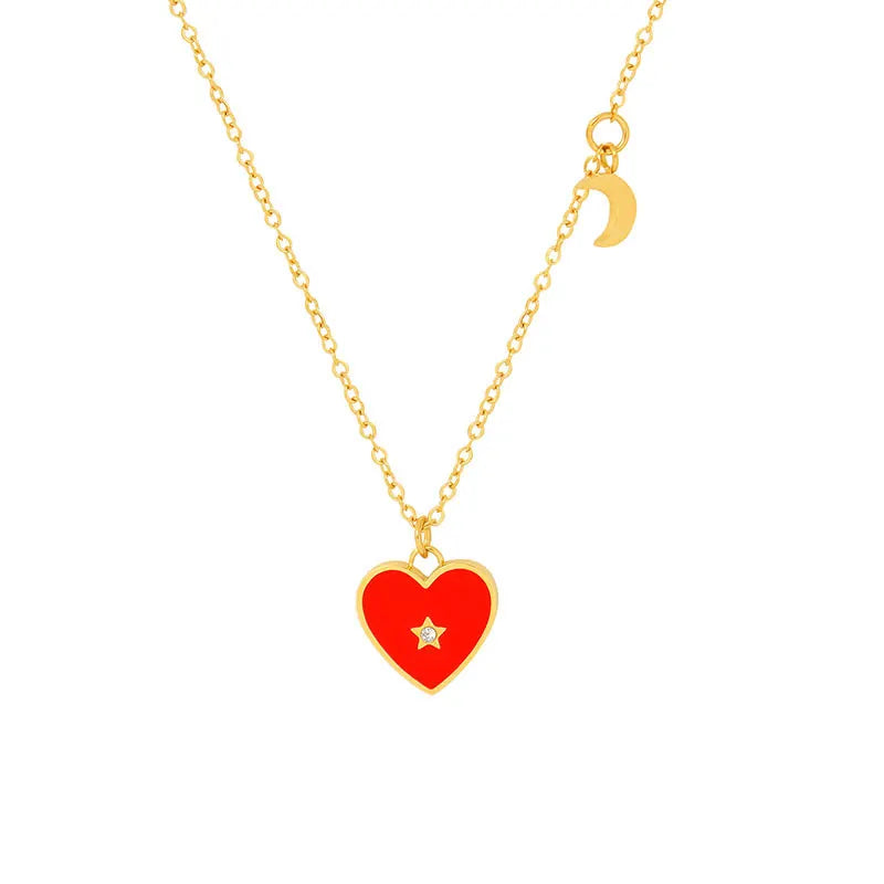 iHeart Red Charm Necklace